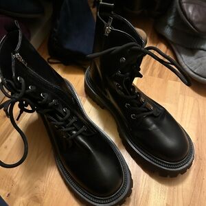 Black New Combat Boots